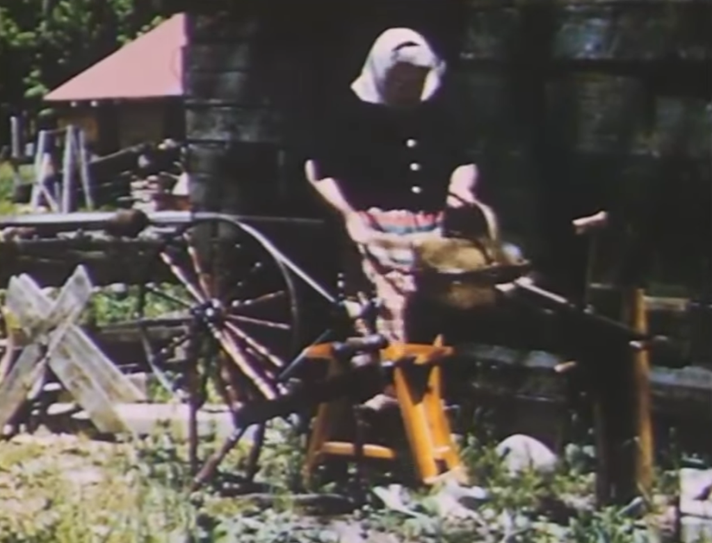 Tradioneel Zweeds spinnewiel